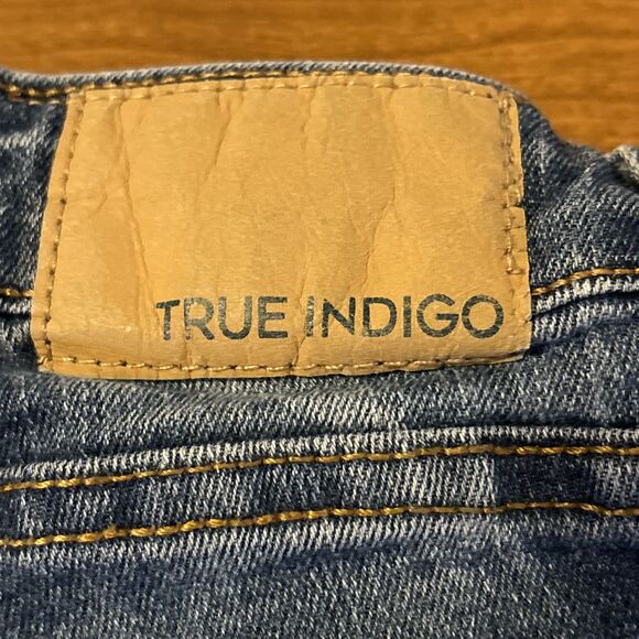 True Indigo Boy's Size 8 Blue Medium Wash Denim Slim Jeans Adjustable Waist - Picture 7 of 8
